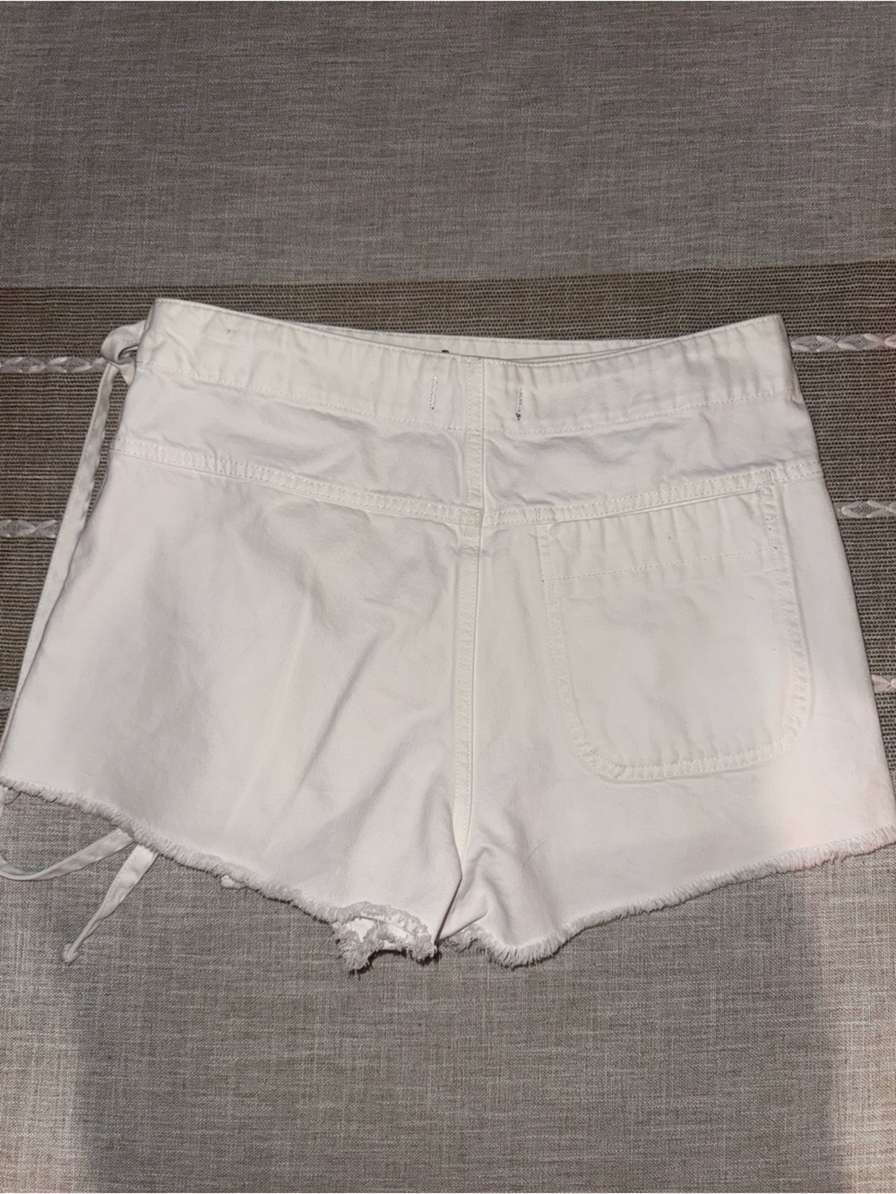 We The Free White Tie-Waist Denim Skort - Picture 5 of 5